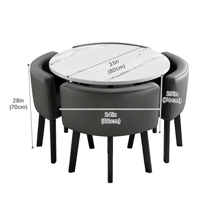 Orbit Minimalist 5-Piece Hideaway Conference Set product view 4