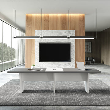 Rectangular executive conference table