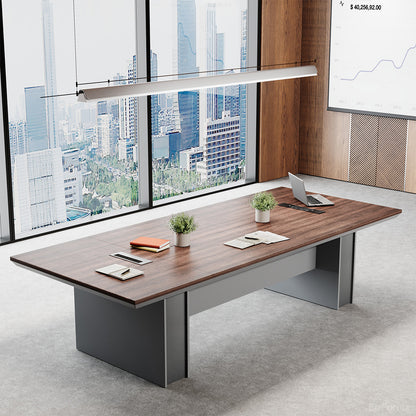 94" Modern Conference Table with Cable Management for 6-8 Person Meeting Room