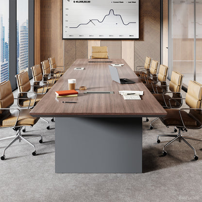 94" Modern Conference Table with Cable Management for 6-8 Person Meeting Room