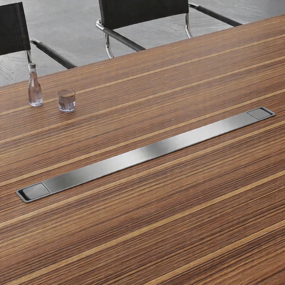 conference table with power hub