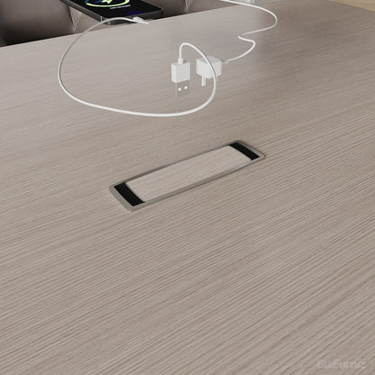 Conference Table with Multifunctional Cable Box