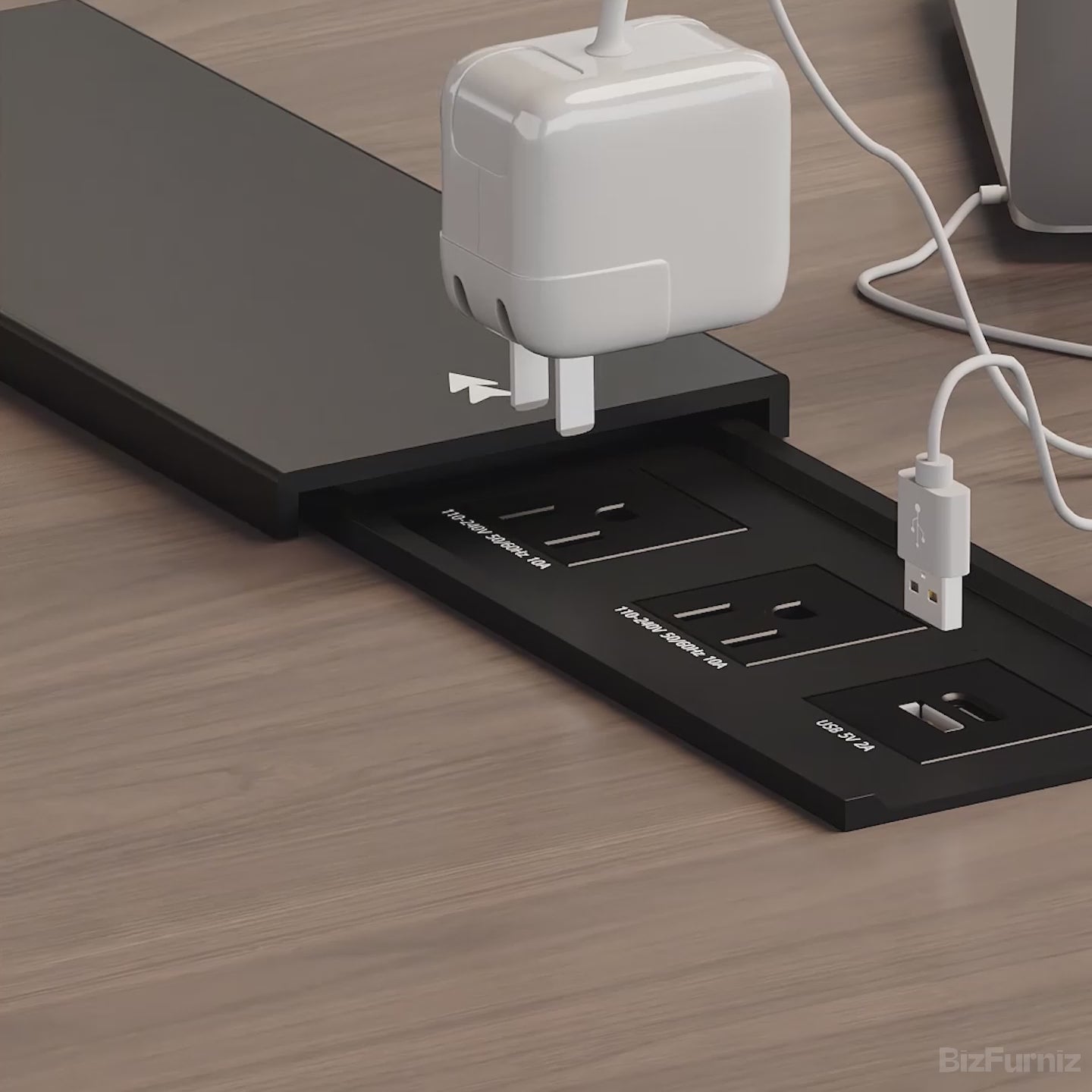 Executive Desk with Cable Management