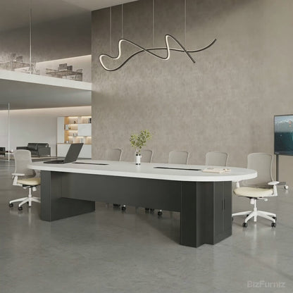 spacious conference table