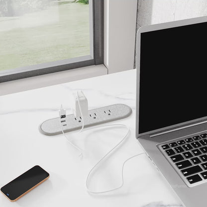 Office Desk with Power Hub Box