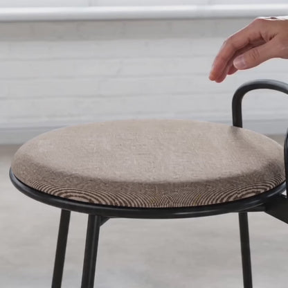 fabric seat bar stool