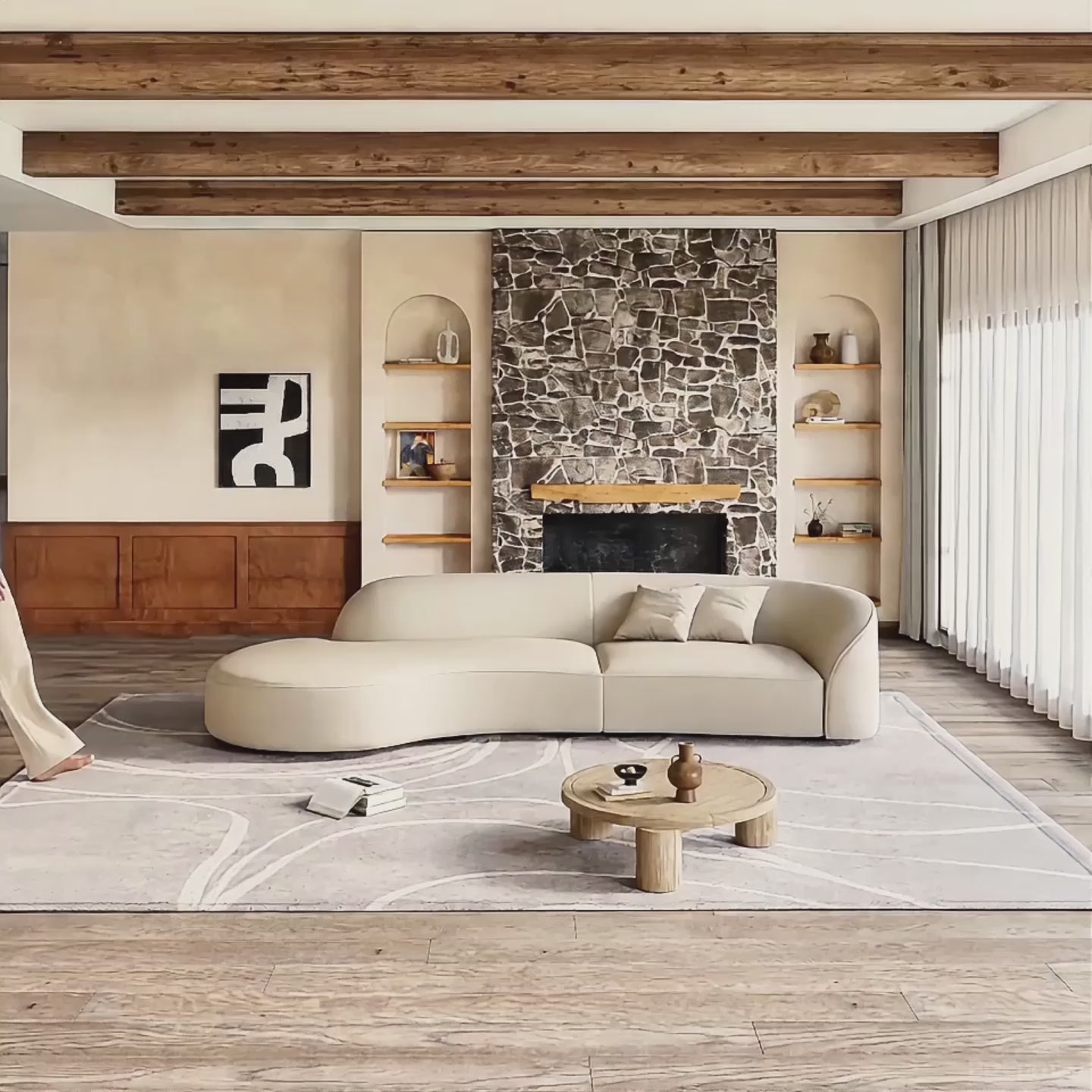 sofa with strong foundation
