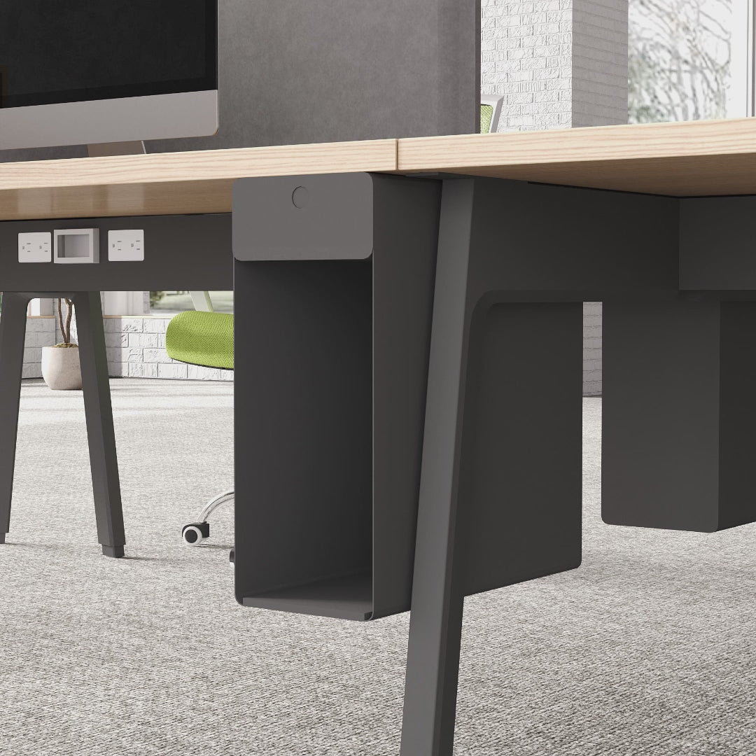 Office Desk with Integrated Storage