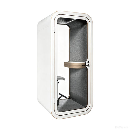 Soundproof Booth with Ventilation, Power Outlets and Mobile Casters product photo 10