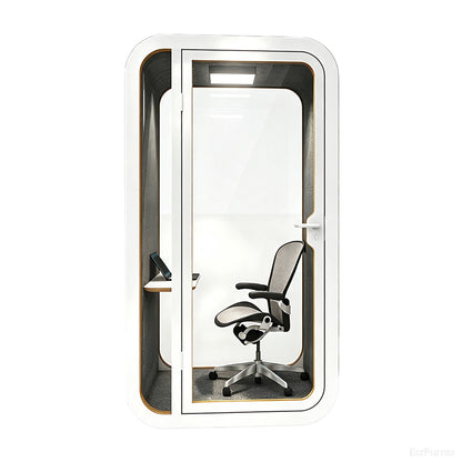 Soundproof Booth with Ventilation, Power Outlets and Mobile Casters product photo 4