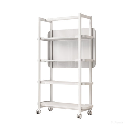 4-tier Storage Rack with Whiteboard, Casters for Home, Office, and Commercial Spaces photo 5