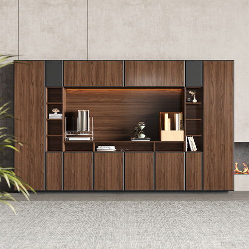 142-inch Modern Filing Cabinet with LED Light for Executive and Manager Offices for modern office workspace