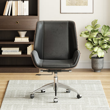 Leather Office Chair with Adjustable Height product view 2